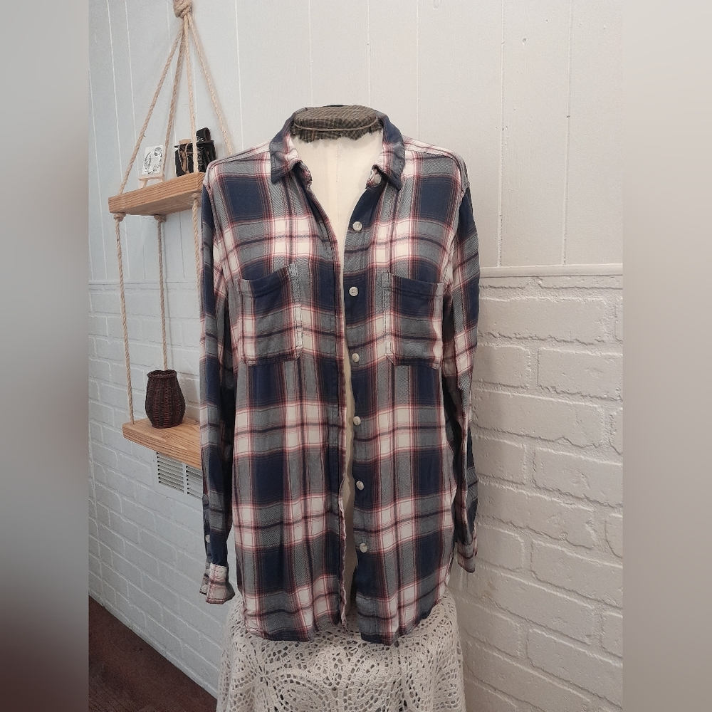 Boyfriend fit women's flannel